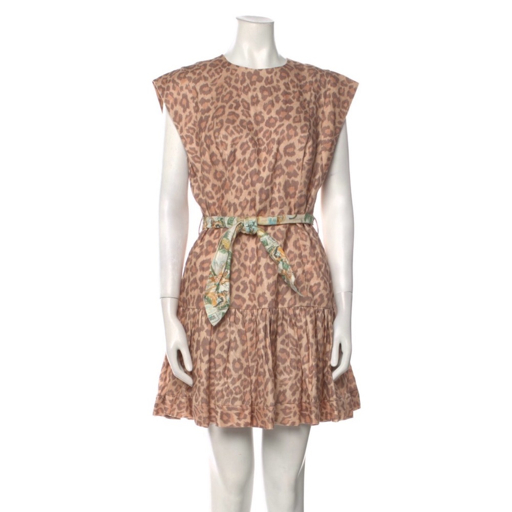 Leopard Print Animal Print Zimmerman Dress - XS